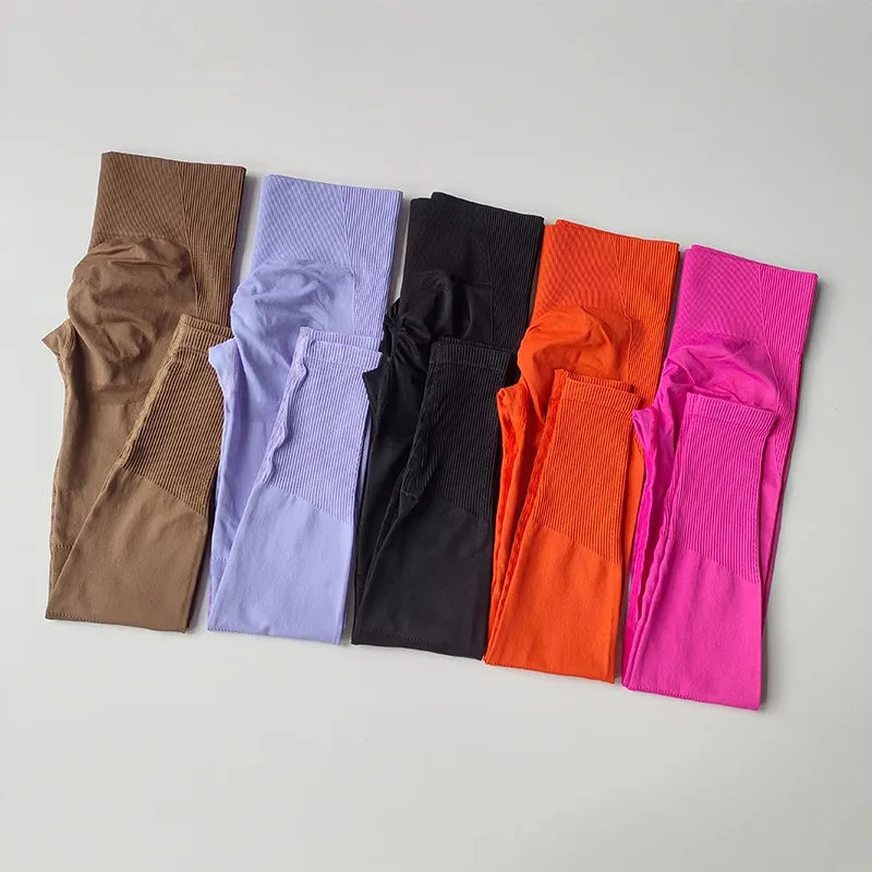 Women's tracksuit Fitness Suit Yoga Sets Sportswear Workout Sports Bra+High Waist Leggings Gym Clothing Seamless Sports Suits.