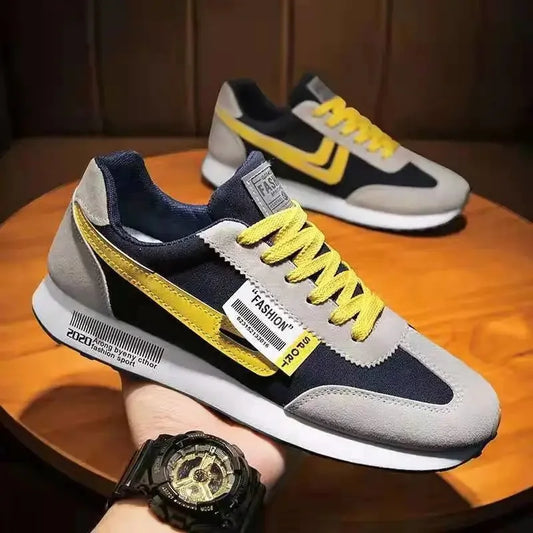 Männer Kausalen Licht Mode Turnschuhe Mann Herbst Neue Spitze-up Wohnungen Im Freien Mesh Atmungsaktive Casual Schuhe Zapatillas De hombre