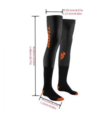Colorful cycling outdoor off-road  mx motorcycle cool riding anti slip long socks.