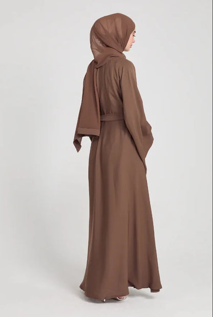 (No Scarf) Ramadan Eid Abaya Damen Dubai Luxury Kebaya Muslim Abayas Women Kaftan Long Dress Islam Dresses Caftan 9 Colors S-2XL.