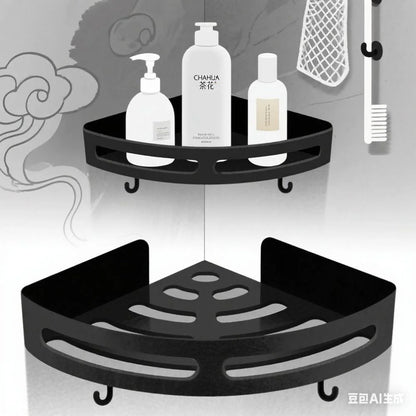 Badezimmer-Shampoo-Halter, Badezimmer-Eckregale für die Dusche, Make-up-Aufbewahrungsregal, Organizer-Regal für die Dusche ohne Bohren