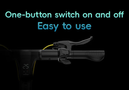 OOTD S10 Folding Electric Scooter 10 Inch Tires 1400W Motor 25km/h Max Speed 48V 20Ah Battery for 60-70km Range 120KG Max Load.