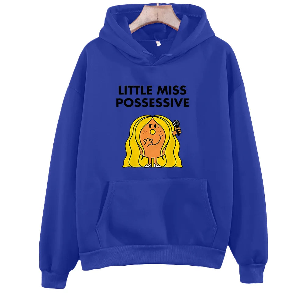 Tate McRae Little Miss™ Possessive Hoodies Tate Mcrae World Tour Hoody Merch Fan Gift Unisex Pullover Tops Streetwear Unisex Top.