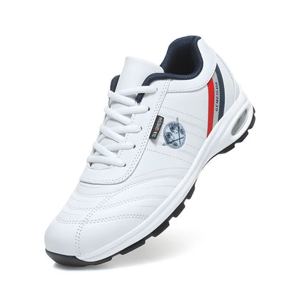 YRZL Mens Running Shoes Casual Outdoors Sneakers Breathable Sports Shoes Lightweight Non Slip Leather Walking Shoes for Men 2025.