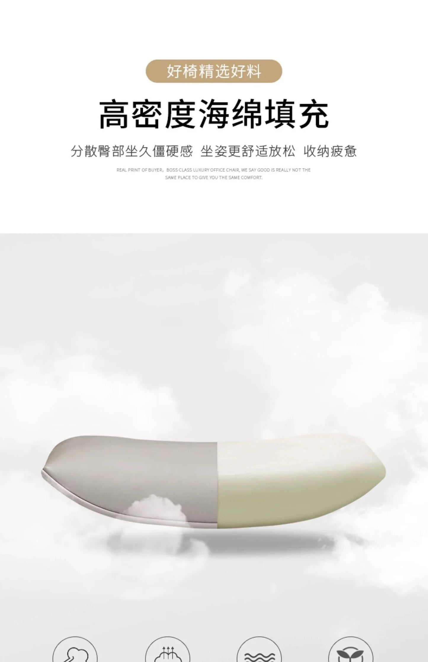 Einfacher Computer-Bürostuhl, ergonomisch, luxuriös, für Konferenzen, bequemer Bürostuhl, drehbarer Executive-Bürosmeubilair