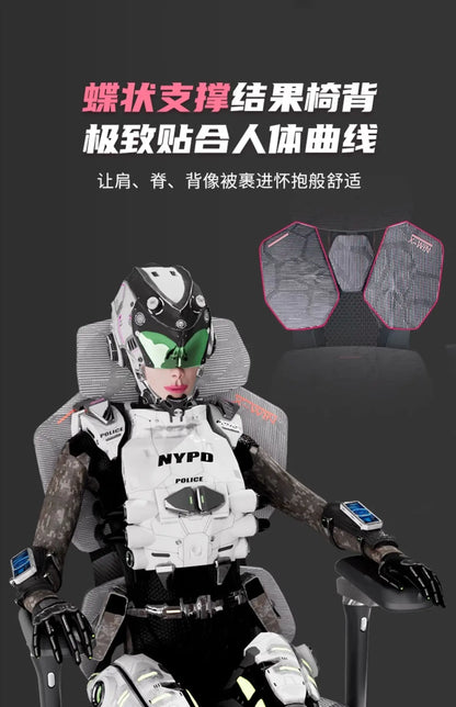 Moderner Designer-Gaming-Stuhl, bequem, luxuriös, Kreativität, drehbarer Gaming-Stuhl, verstellbar, elastisch, Sillas De Oficina-Möbel