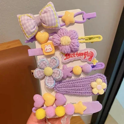 2023 New Children's Hairpin Headwear Women's Cute Baby Hair Accessories Hair Clips Edge Clips Serenity Hair Accessories.