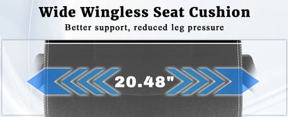 Ergonomischer Gaming-Stuhl, elektronischer Gaming-Stuhl mit Massage-Lendenwirbelstütze und Fußpedalen, Computerstuhl aus Stoff