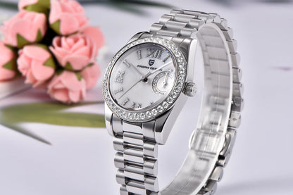 PAGANI DESIGN 2024 New 32MM Women's Wristwatch Elegant Luxury Quartz Watch For Women Fashion Waterproof Watches Sapphire Clock.