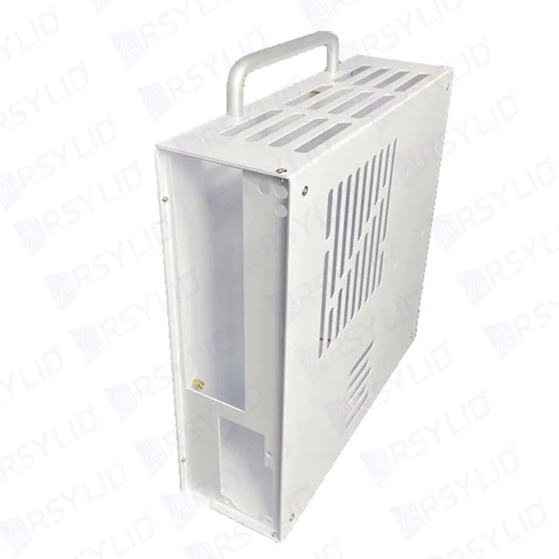 ARSYLID D9 M-ATX Computer Case 5.3L Smaller Mini Core Display Form Factor Chassis 63mm Radiator Flex PSU.