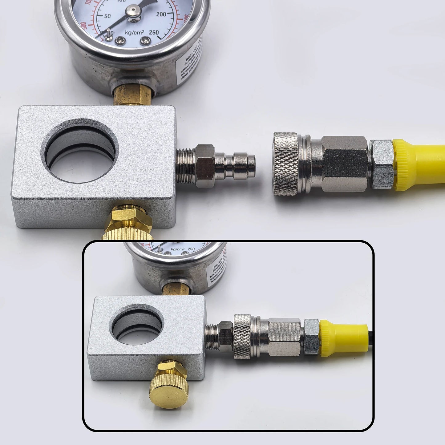 CO2 Cylinder Refill Fill Station Adapter Fit Soda Water Machine Terra, Gaia, DUO, ART Carbon Dioxide Pink Bottle Quick Connect.