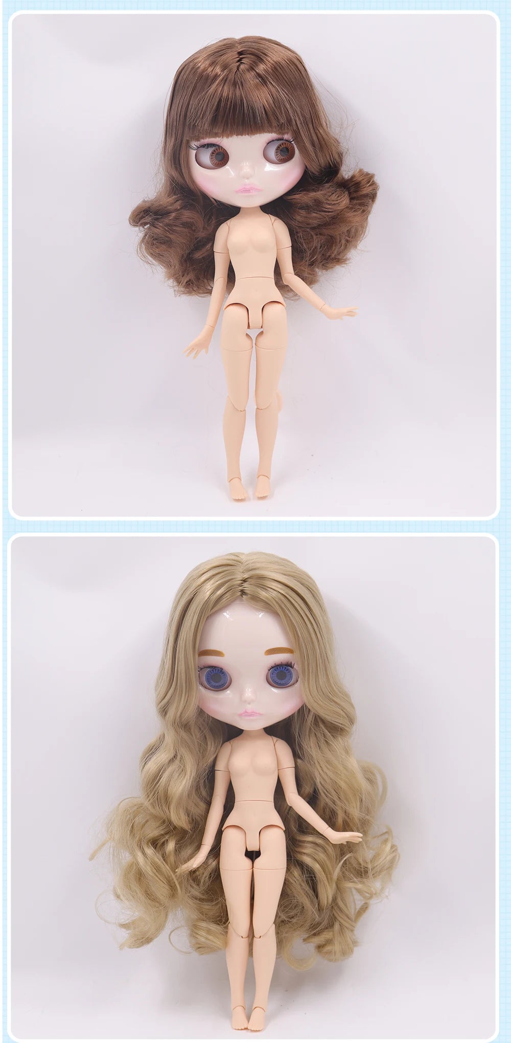 ICY DBS Blyth Doll 1/6 Joint Body 30CM BJD toys Natural shiny face with extra hands AB DIY Fashion Dolls girl gift.