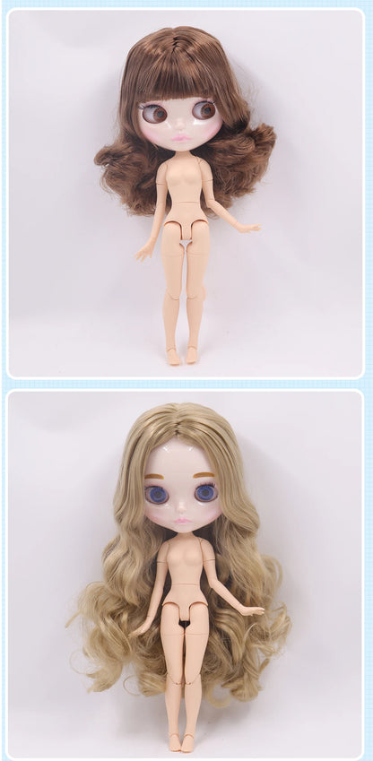ICY DBS Blyth Doll 1/6 Joint Body 30CM BJD toys Natural shiny face with extra hands AB DIY Fashion Dolls girl gift.