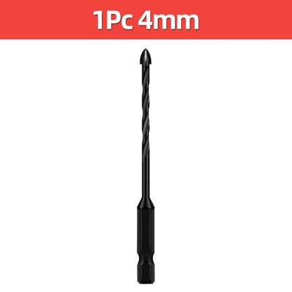 TOOLEYE Kreuz Hex Bohrer Set Für Beton Porzellan Fliesen Glas Metall Multifunktions Bohrer Bits Kit Power Werkzeuge Bohren Bohrer