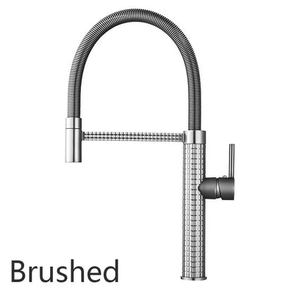 High end Spring Kitchen Faucet Brass Luxury Black Faucet for Kitchen Sink 360 ° Swivel Faucet Kitchen Accessories Sink Faucet