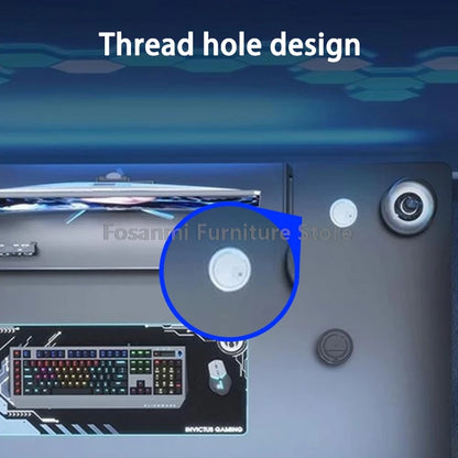 Kompaktes Büro-Schreibtisch- und Stuhl-Set, ergonomischer Computer-Stuhl aus Netzstoff, Tisch zum Spielen, Schreiben, moderne Wohnmöbel, Schreibtische, Stühle-Sets