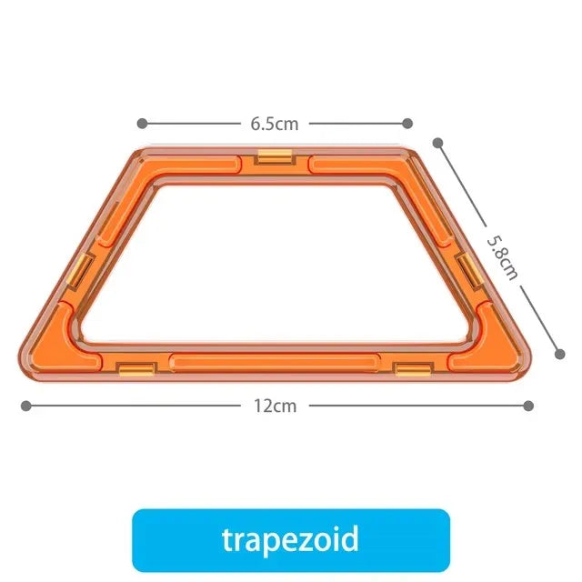 1pcs Big Size Magnetic Designer Magnet Building Blocks Accessories Educational Model Constructor Toys For Children Gifts