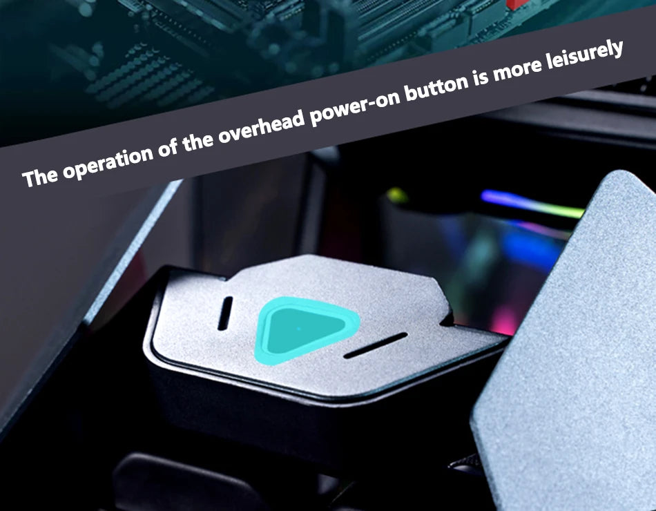 JONSBO MOD-5 Game E-sports Case All Aluminum Special-shaped Glass Chassis Support ATX Motherboard 360 Water-cooled 5V ARGB.