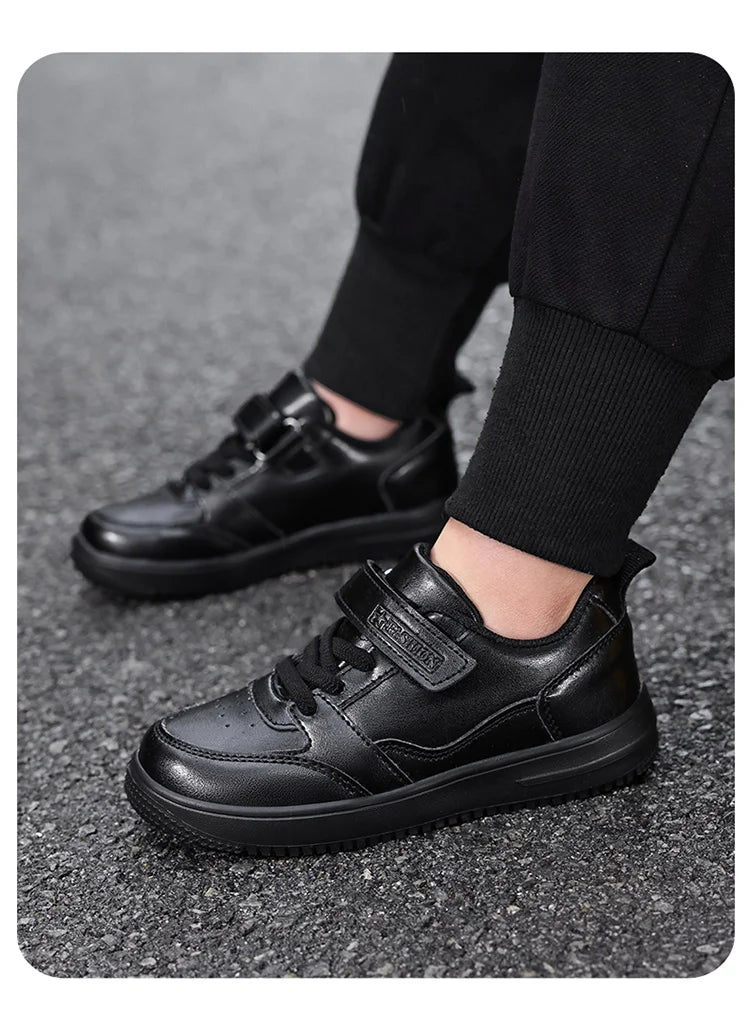 White Kids Sneakers Boys Sports Running Shoes Breathable Mesh Lightweight Comfortable Outdoor Tennis Casual Walking Shoes.