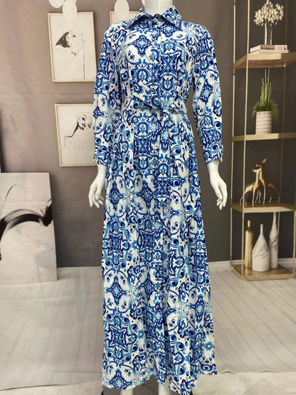 Eid mubarak abaya kleid dubai muslimische frauen drucken blaue hijab kleider truthahn islamische kleidung kaftan marocain vestido musulmane