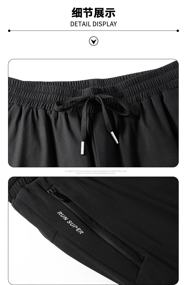 Luxury Winter Thick Warm Windproof Waterproof White Duck Down Pants Men New Down Pants Outward Wearing Cold Proof Sports Pants.