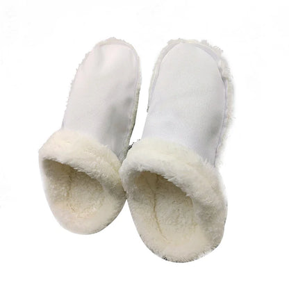 1 paar Loch Schuhe Samt Liner Winter Warme Schuhe Abdeckungen Verdickte Weiche Schuhe Abdeckung Abnehmbare Baumwolle Hülse Plüsch Innen Liner