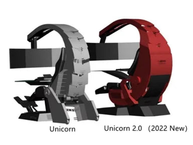 Manticore Zero Gravity Liegestuhl aus echtem Leder, Cockpit-Option, Memory-Schaum mit Massageunterstützung, mehrere Monitore