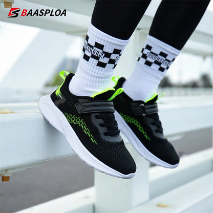 Baasploa Children Sneakers Boys Sports Shoe Tennis Casual Daily School Kids Running Shoes Walking Sneaker for Boys Free Shipping