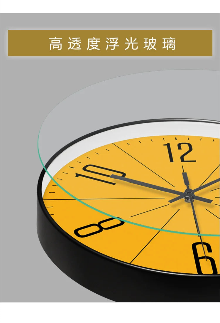 2025 Nordic Einfache Wanduhren Kreative Persönlichkeit Moderne Wanduhr Stumm Hause Schlafzimmer Restaurant Wohnzimmer Dekoration Uhr