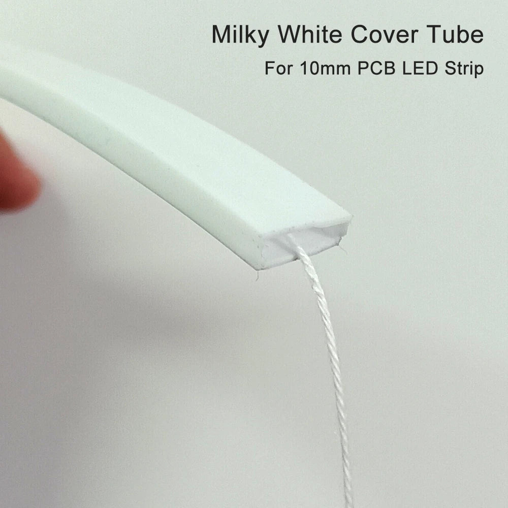 WS2812B LED Strip Individually Addressable IP67 Waterproof With Black White Transparent Cover Tube 10mm 5050 RGB 3Pin 60LEDs/m.