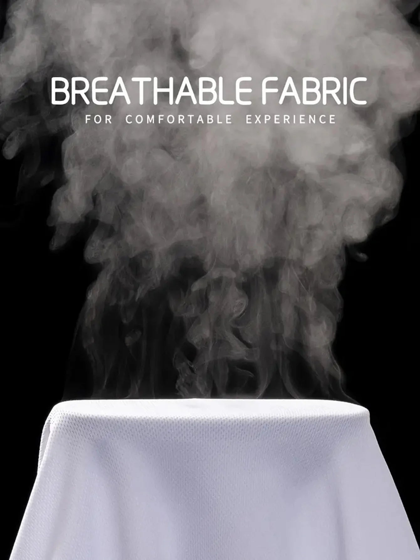 Round Neck T-Shirt 7-Piece White Ultra-Light Men's Quick-Drying Breathable Sweat-Absorbent Shirt Suitable for Fitness Gym and Ru.