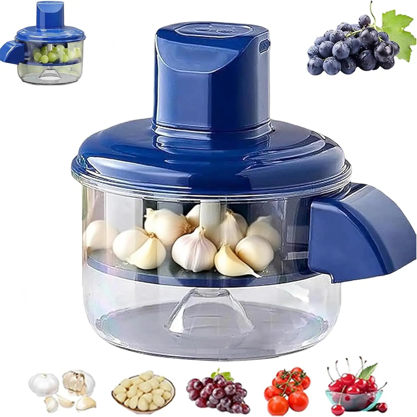 2025 Upgrade 2-in-1 Electric Garlic & Fruit Peeler - Effortless Peeling in 20 Seconds,Easy to Clean, Remover Tool for Kitchen.