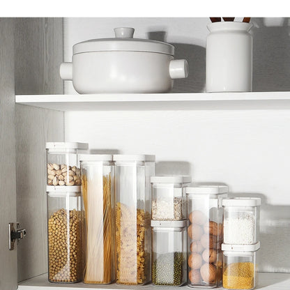 1PC Sealed Food Storage Box with Lid, Multiple Sizes Food Storage Organiser for Dry Food Cereal Storage.