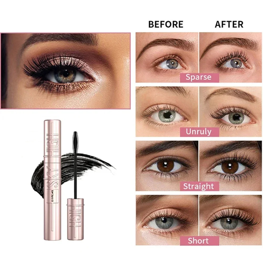 Film Power 4D Waterproof Volume and Curl Mascara Mascara Waterproof Cosmetic Makeup Brushes Sheglam Makeup Rare Beauty Makeup.