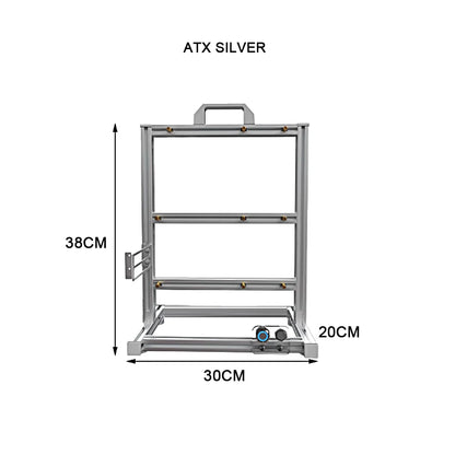 ITX MATX ATX Gamer Cabinet,MOD Desktop PC Case Open Frame Rack,Water Cooler Computer Gaming Chassis Vertical Personality DIY