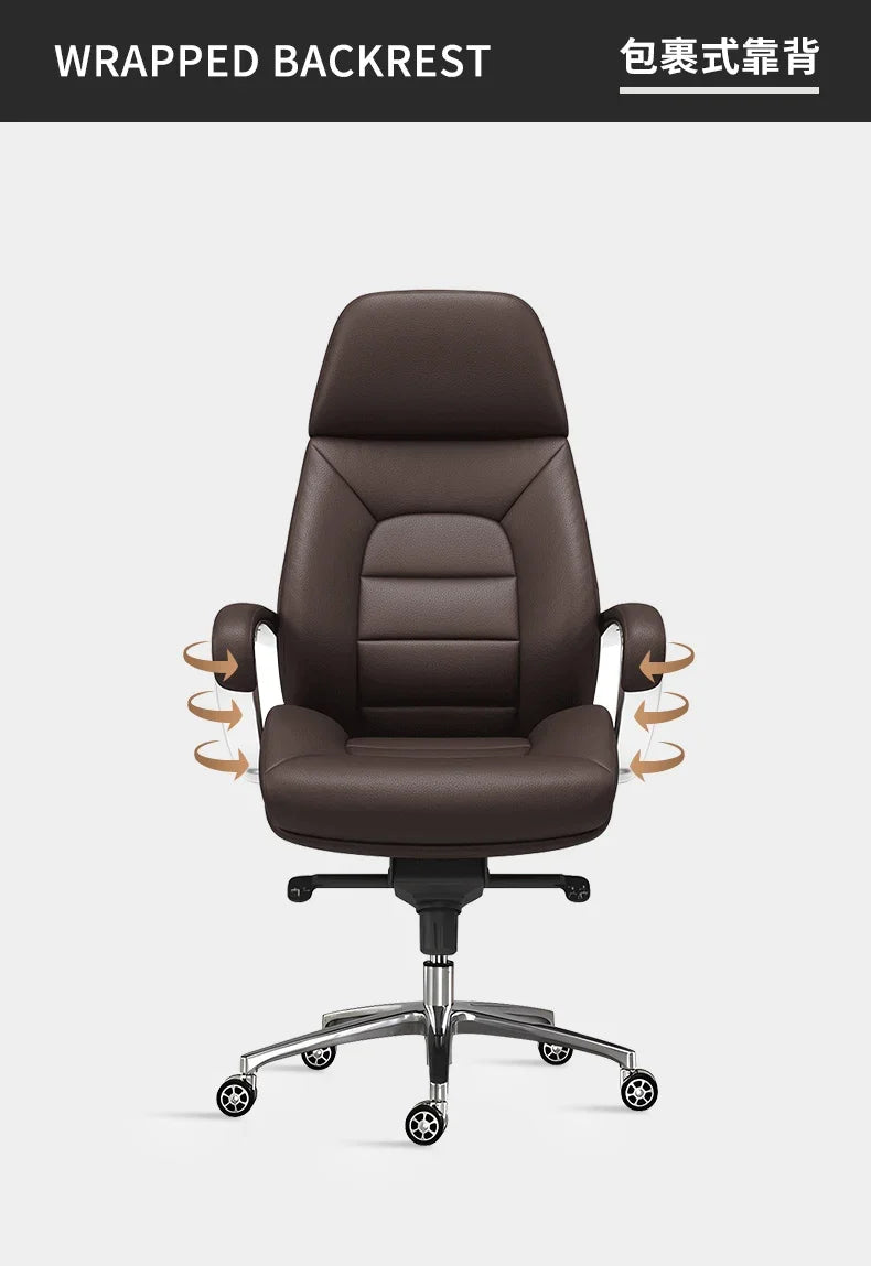 Luxury Comfy Office Chair Leather Executive Durable Conference Office Chair Computer Modern Chaise De Bureaux Office Furniture