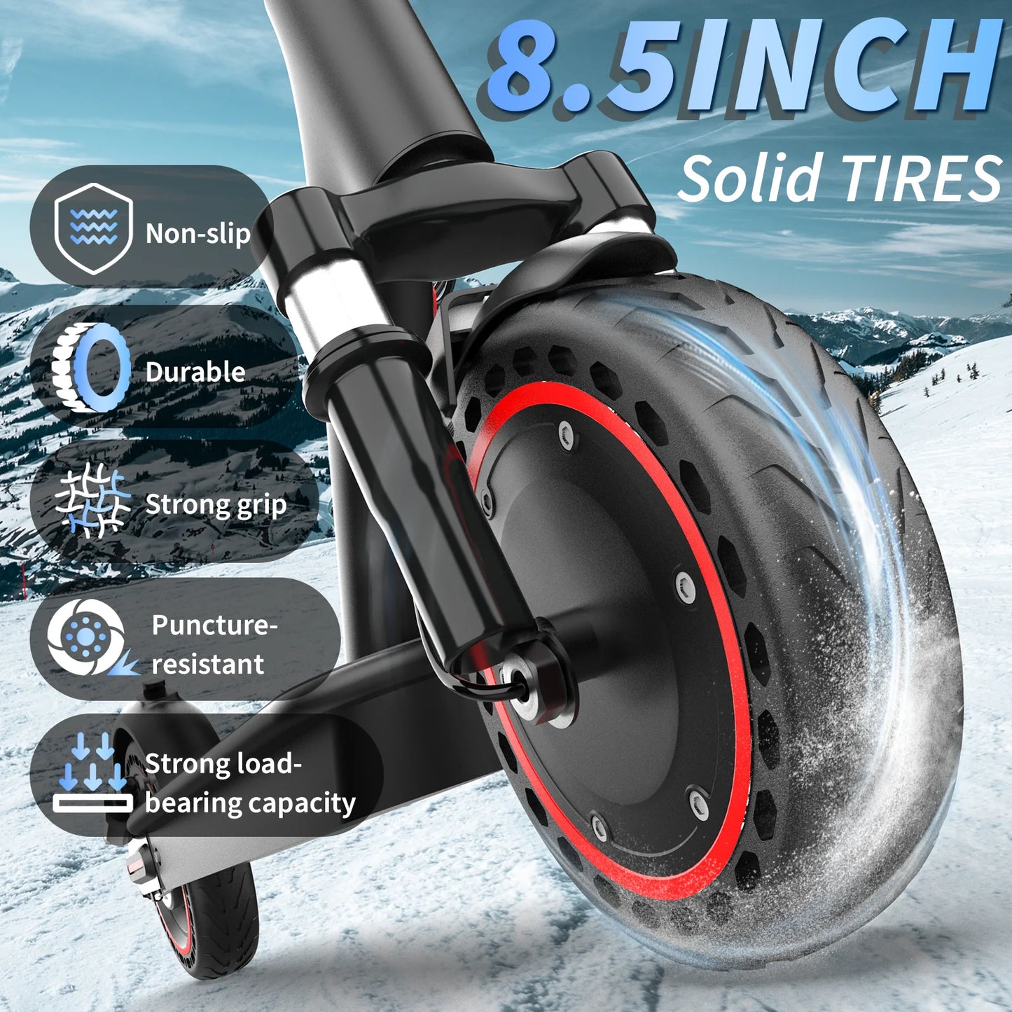 JUICEASE M365 P7 Electric Scooter 35KM Range 600W Powerful Motor 20°Climbing 36V 10.5AH with Turn Signal Escooter Christmas Gift