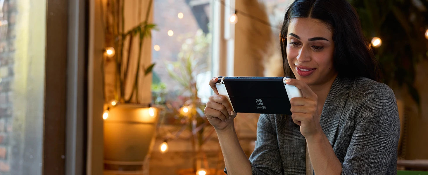 Nintendo Switch OLED Game Console Splatoon 3 Joy Con Version Multiple Color Optional Standard Set and Combo Available.