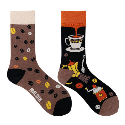 1 Pair Man Women Sock Original AB Tide Socks Colorful Cat Dog Koala Cow Cotton Socks Four Seasons Unisex Medium tube Socks Gift