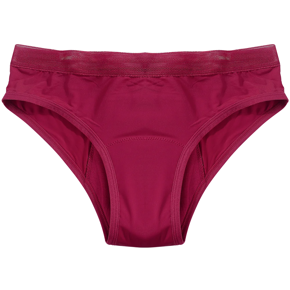 Seamless Cotton Menstrual Panties 4-Layer Leakproof Fast Absorption Women Period Panties Mid-Rise Incontinence Undies.