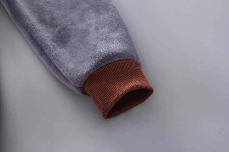 3PCS Winter Autumn Toddler Baby Boys Girls Clothes Baby Sweaters Coat +Pants +Hooded Vest Outfit Set Infant Warm Clothing Suits.