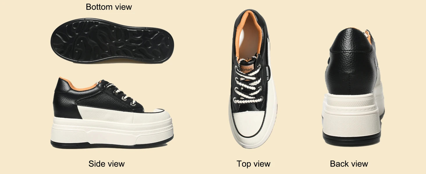 Fujin 9cm Cow Suede Genuine Leather Women Vulcanized Shoes Platform Wedge Skate Boarding High Brand Heels Casual Summer Shoes.