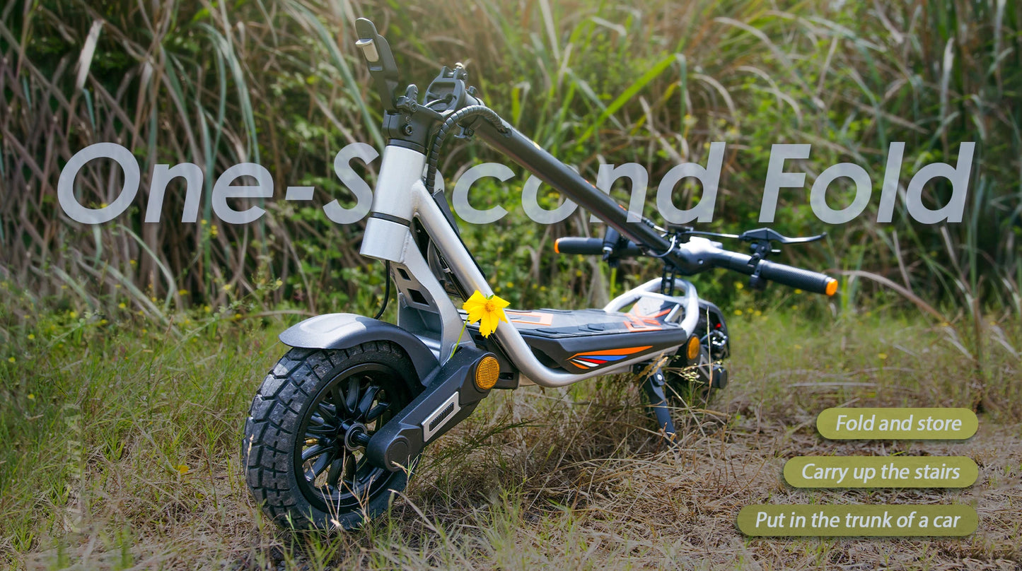 Kukirin A1 Adult Electric Scooter 800W Motor 48V 13Ah Battery Foldable Electric Scooter 10 Inch Vacuum Tires Electric Scooter