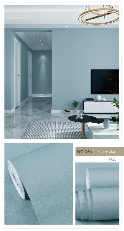 Einfarbige Schlafzimmer Tapete einfarbig PVC wasserdicht selbst klebend Vinyl Kontakt papier Kleider schrank dekorative Wanda uf kleber