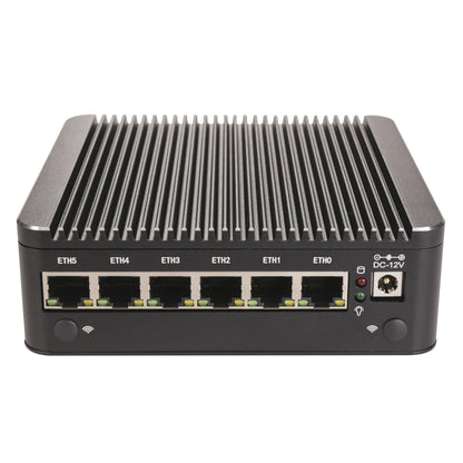 Intel N150 7505 6305 6 Lans i226-V 2.5G Firewall Soft Router DDR4 NVMe 1*COM Type-C pfSense OPNsense Fanless Mini PC Computer.