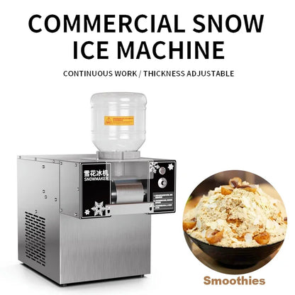 3L Snow Ice Maker Shaver Europe Snowflake Electric Ice Cube Cream Crushers Machine Korea Bingsu Slush Refrigerator 220/110V 360W.