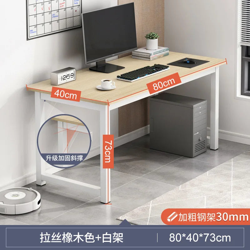 Hochwertiger, langlebiger Computertisch, Desktop-Tisch für Zuhause, Schlafzimmer, moderner, einfacher Mietisch, Studenten-Studientisch, langer Streifen