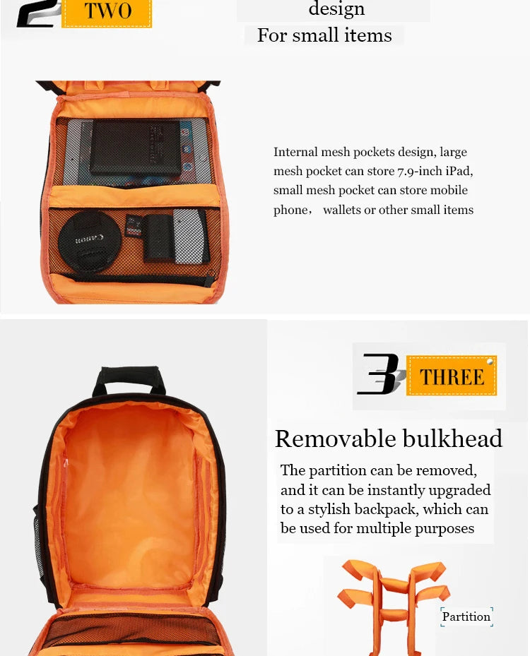 SLR digital camera backpack outdoor large capacity SLR camera bag 15.6-inch laptop backpack can accommodate SLR cameras and mult