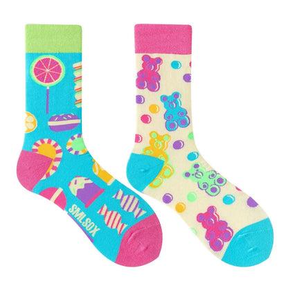 1 Pair Man Women Sock Original AB Tide Socks Colorful Cat Dog Koala Cow Cotton Socks Four Seasons Unisex Medium tube Socks Gift