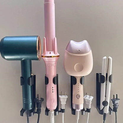 Haar Curler Glätteisen Halter Curling Halterung Wand Montiert Haar Trockner Organizer Für Badezimmer Home Zubehör Hohe Qualität